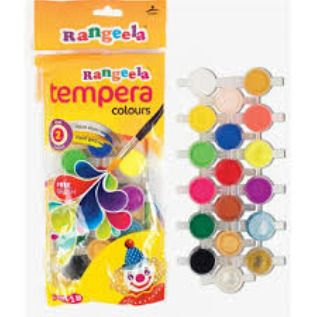 TEMPERA COLOURS RANGEELA 12